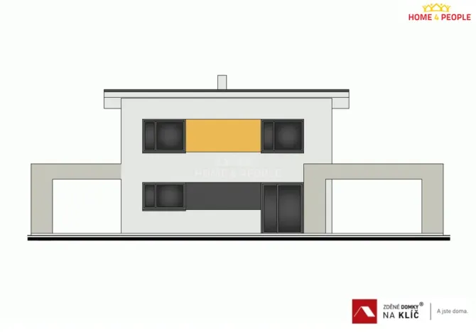 Prodej domu na klíč, Zlín, Pampelišková, 121 m2