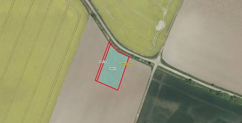 Prodej pole, Dolní Roveň, 2651 m2