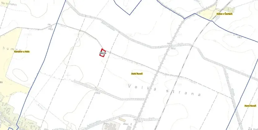 Prodej pole, Dolní Roveň, 2651 m2