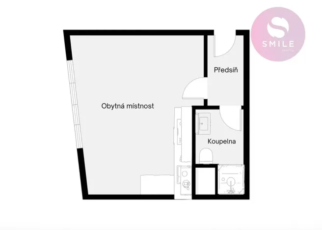 Prodej bytu 1+kk, Čeladná, 34 m2