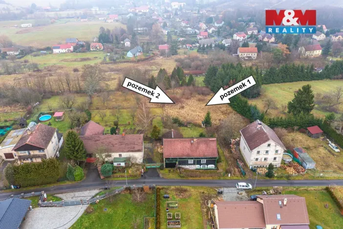 Prodej pozemku pro bydlení, Huntířov, 1300 m2