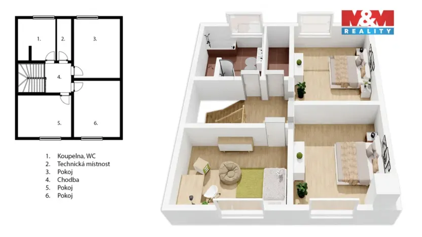 Prodej rodinného domu, Plzeň - Radobyčice, Nad Strání, 134 m2