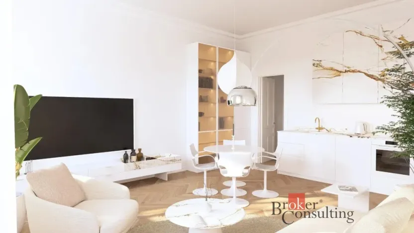 Prodej bytu 2+kk, Praha - Karlín, Pobřežní, 73 m2