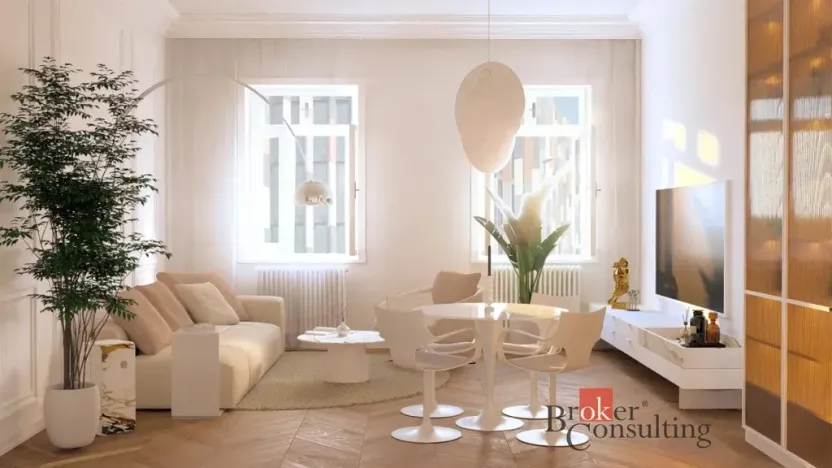 Prodej bytu 2+kk, Praha - Karlín, Pobřežní, 73 m2