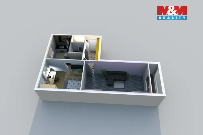 Prodej bytu 2+1, Praha - Záběhlice, Jasmínová, 55 m2