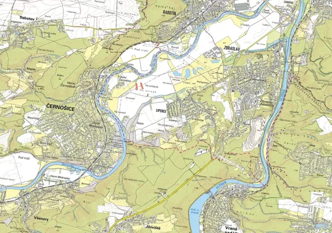 Prodej pole, Praha - Lipence, 10433 m2