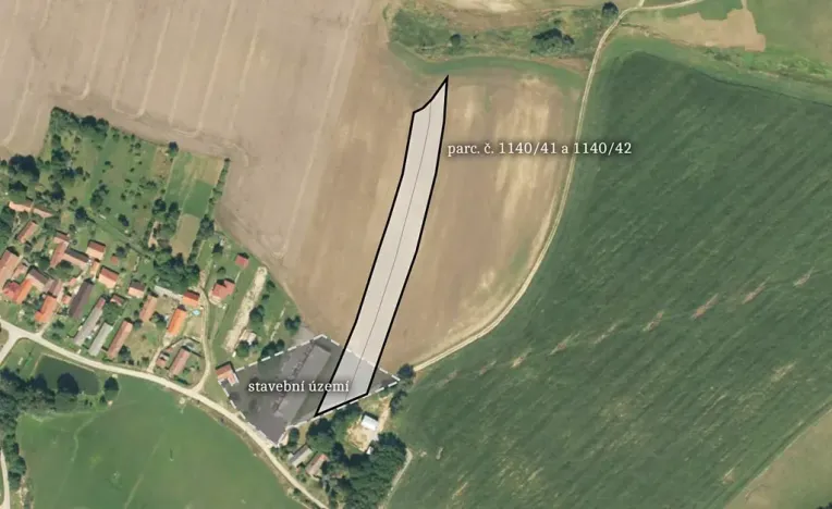 Prodej podílu komerčního pozemku, Vyklantice, 3299 m2