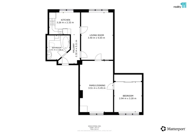 Prodej bytu 3+1, Havlíčkův Brod, Pražská, 64 m2