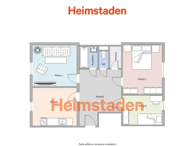 Pronájem bytu 3+1, Havířov - Město, Hlavní třída, 74 m2