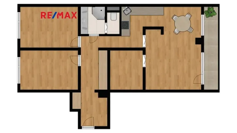 Prodej bytu 3+kk, Praha - Michle, Ohradní, 77 m2