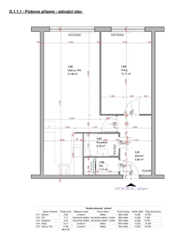 Prodej bytu 2+kk, Praha - Stodůlky, Drimlova, 43 m2