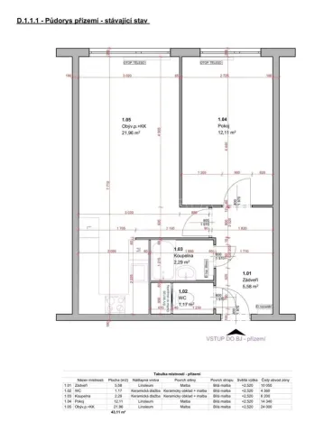 Prodej bytu 2+kk, Praha - Stodůlky, Drimlova, 43 m2