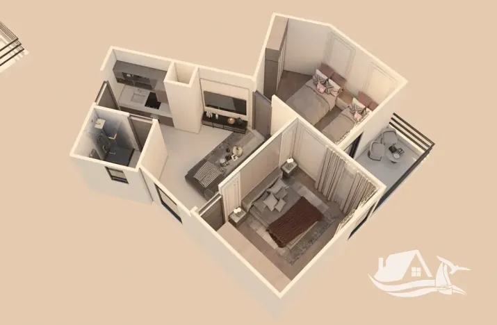 Prodej bytu 3+kk, Hurghada, Egypt, 68 m2