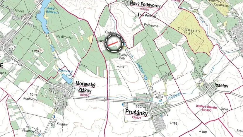 Prodej pole, Prušánky, 2760 m2