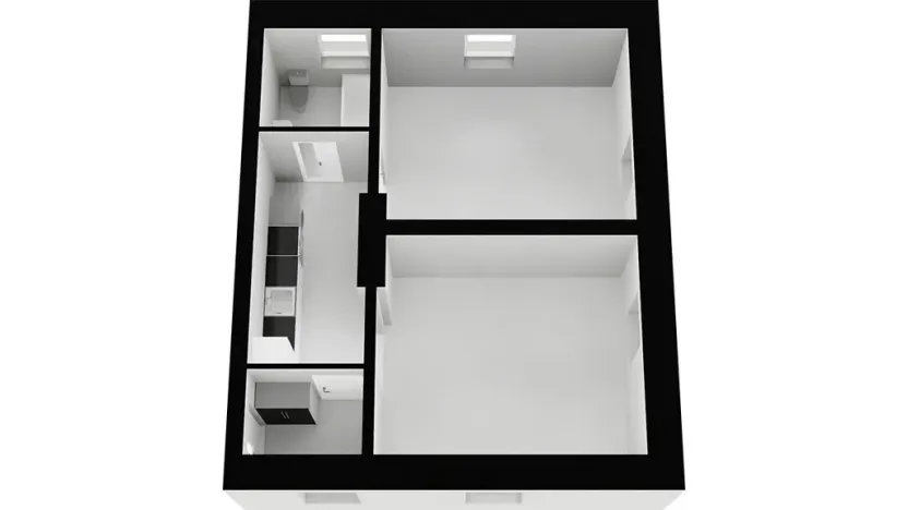 Prodej bytu 2+1, Hrádek nad Nisou, 52 m2