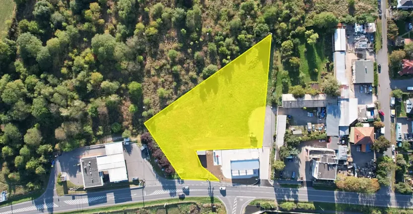 Pronájem komerčního pozemku, Praha - Kunratice, Vídeňská, 3852 m2