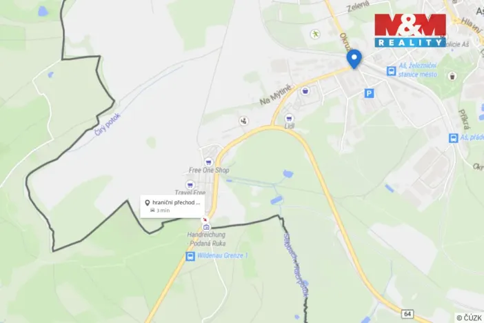 Prodej obchodního prostoru, Aš, Jateční, 121 m2