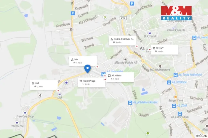 Prodej bytu 2+1, Aš, Jateční, 55 m2