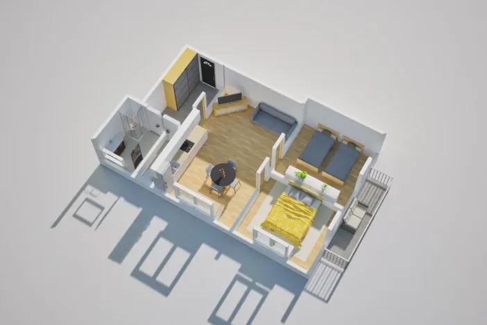 Prodej bytu 3+kk, Vrchlabí, Jos. Šíra, 63 m2