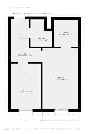 Pronájem bytu 2+kk, Praha - Modřany, Daškova, 41 m2