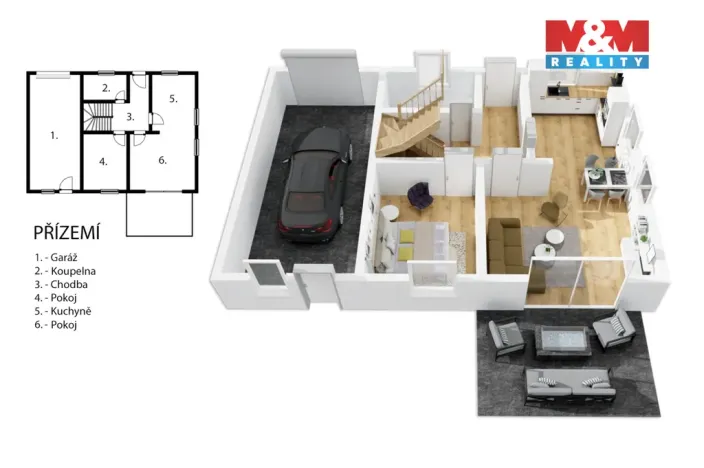 Prodej rodinného domu, Černá u Bohdanče, 133 m2