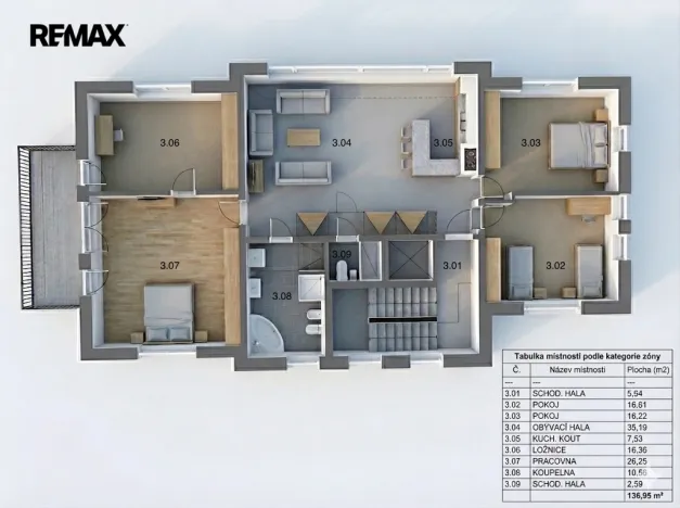 Pronájem bytu 5+kk, Praha, U krčské vodárny, 136 m2