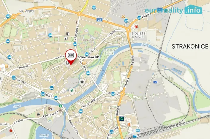 Prodej bytu 2+1, Strakonice, Sokolovská, 53 m2