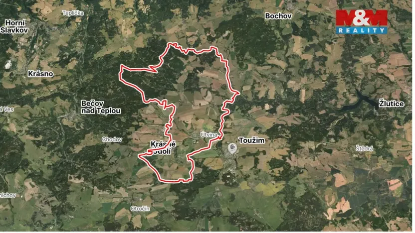 Prodej pozemku, Útvina, 3801 m2