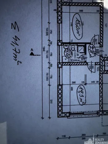 Pronájem bytu 2+kk, Jesenice, Hlavní, 42 m2