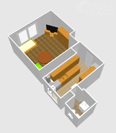 Pronájem bytu 1+1, Ivanovice na Hané, Husova, 34 m2