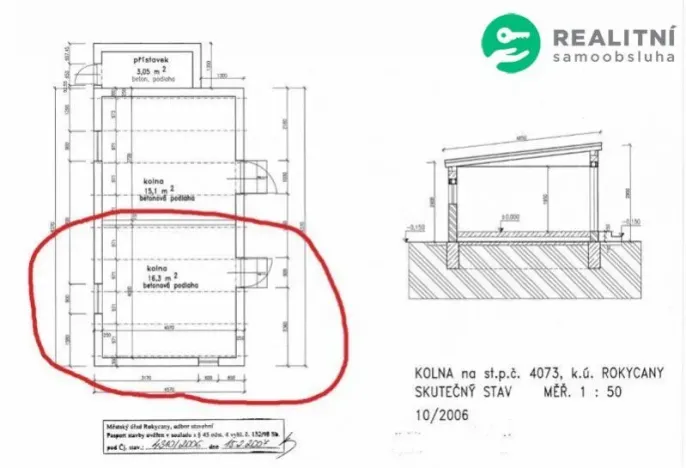 Pronájem rodinného domu, Rokycany, Příbramská, 16 m2
