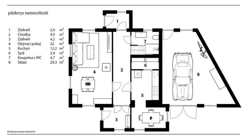 Prodej rodinného domu, Krouna, 111 m2