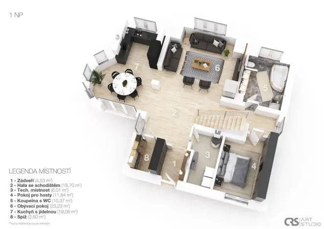 Prodej rodinného domu, Babice, Starobabická, 200 m2