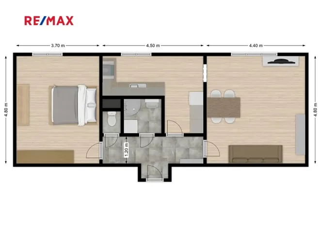 Pronájem bytu 2+1, Plzeň, U Cvičiště, 60 m2