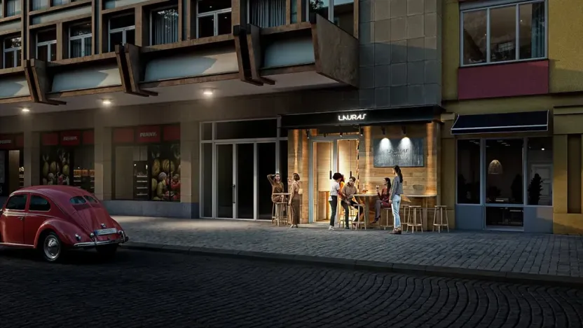 Pronájem obchodního prostoru, Praha - Vršovice, Kubánské náměstí, 112 m2