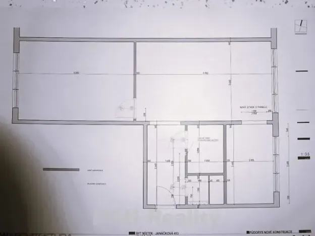 Pronájem bytu 2+1, Frýdek-Místek, Janáčkova, 59 m2