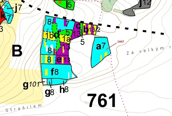Dražba lesa, Hradiště, 4542 m2