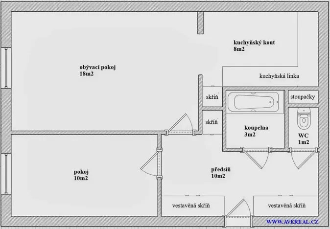 Prodej bytu 2+kk, Praha, Janovská, 50 m2