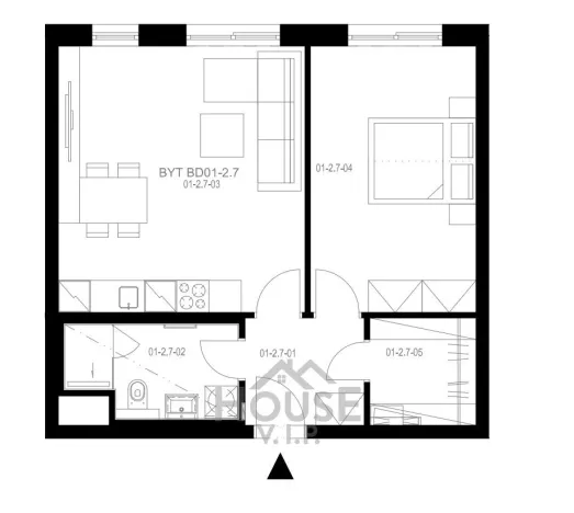 Prodej bytu 2+kk, Kladno, U Engerthu, 54 m2