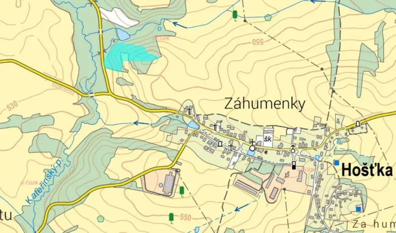 Prodej louky, Hošťka, 22911 m2