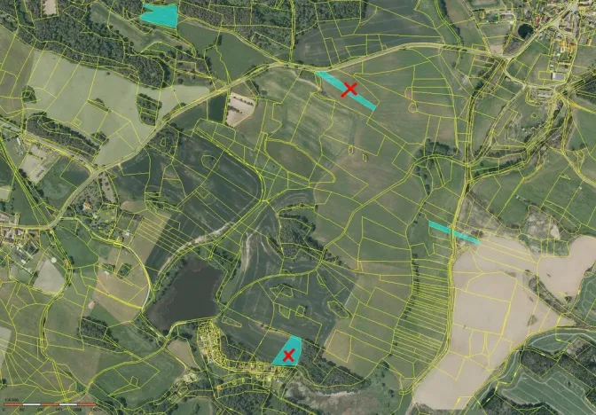 Prodej pole, Velký Bor - Slivonice, 72131 m2