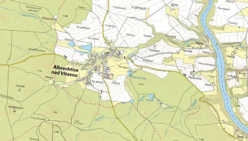 Prodej pole, Albrechtice nad Vltavou, 33781 m2