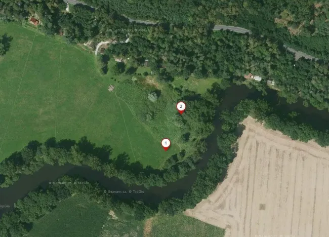 Prodej louky, Štěkeň, 3698 m2