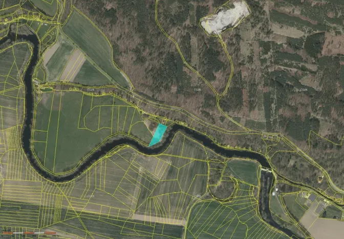 Prodej louky, Štěkeň, 3698 m2