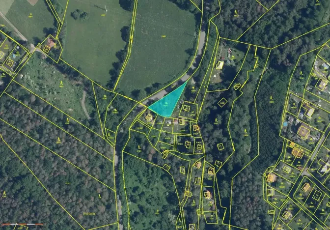 Prodej zahrady, Krhanice, 811 m2