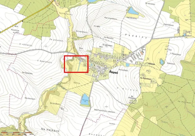 Prodej louky, Řepeč, 1356 m2