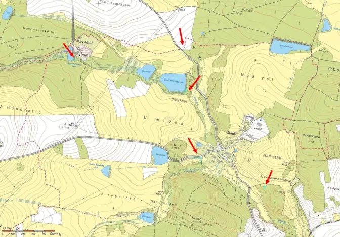 Prodej louky, Stráž - Souměř, 833 m2