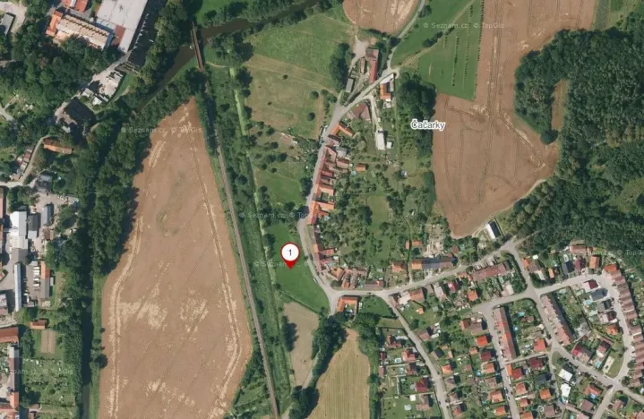 Prodej zahrady, Protivín, 4308 m2