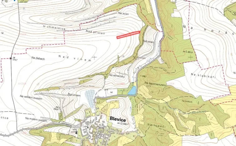 Prodej pole, Blevice, 4884 m2