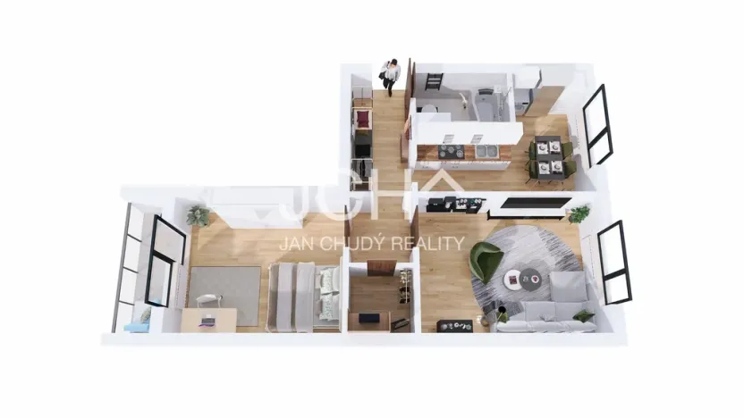 Prodej bytu 2+1, Olomouc, Tovární, 53 m2